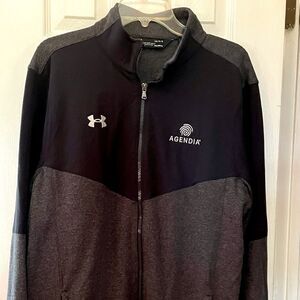 GRAY & BLACK LOOSE COLDGEAR by UNDERARMOUR SIZE LARGE NEVER WORN